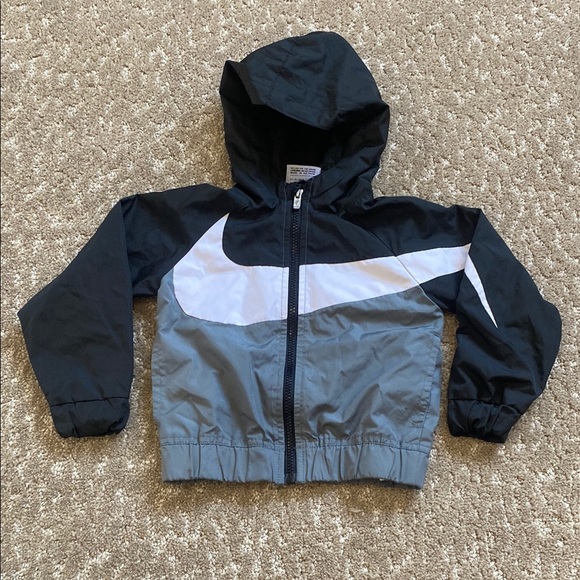 Nike Kids Jacket - Black and Gray - Picture 1 of 5